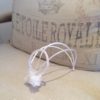 Vintage 1960s Ivory Headpiece  